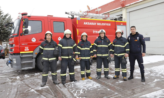 Aksaray’dan itfaiye ve kurtarıcı ekipleri deprem bölgesine hareket etti