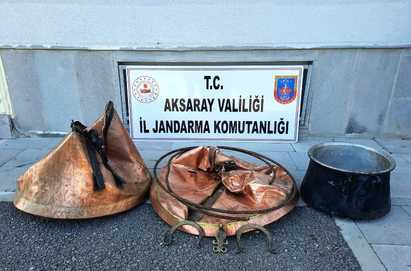 Aksaray’da mutfak eşyası çalan hırsız yakalandı