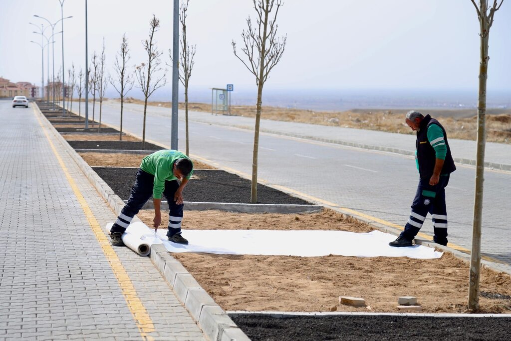 Aksaray’ın cadde ve sokakları yaza hazırlanıyor