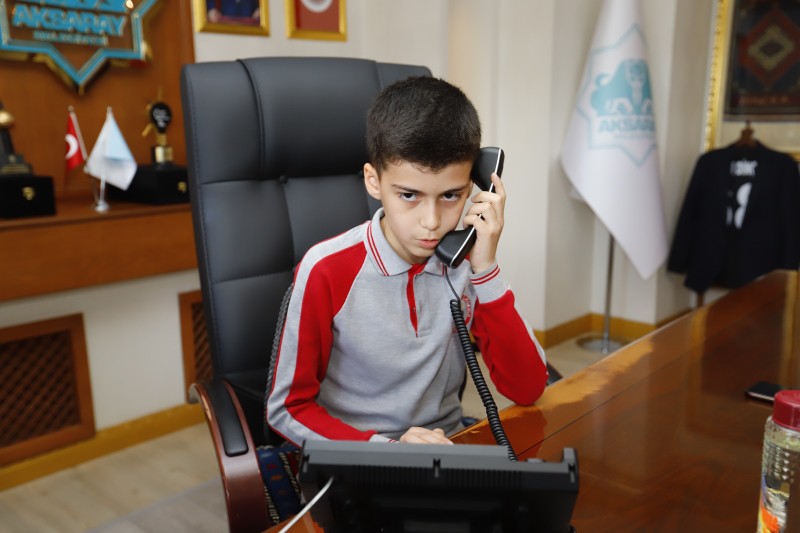 Küçük Başkan Kerem Ölçü belediyenin çalışmalarını değerlendirdi