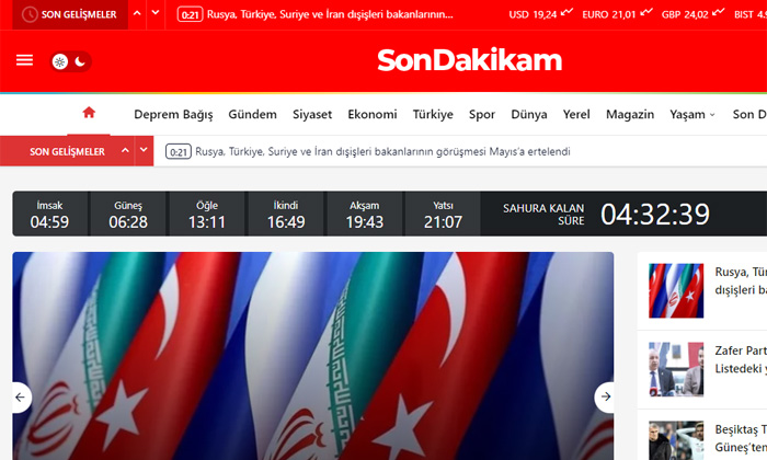 Tarafsız Haberin Adresi Sondakikam.com.tr Yayında !