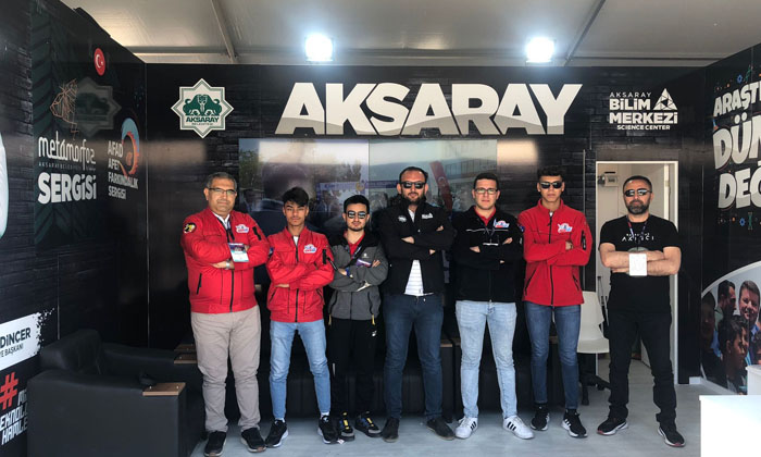 Aksaray Bilim Merkezi standı Teknofest’te yoğun ilgi gördü