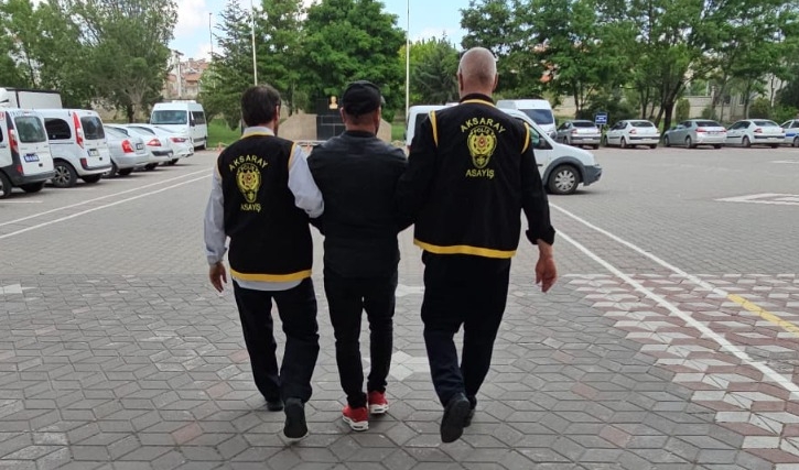 Aksaray’da 60 yıl hapis cezası bulunan firari yakalandı