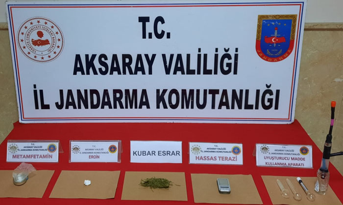 Aksaray’da uyuşturucu tacirlerine operasyon: 3 gözaltı