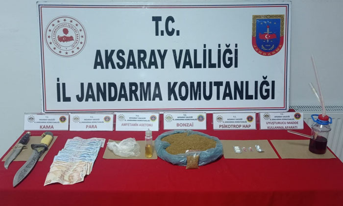 Aksaray’da jandarmadan zehir tacirlerine operasyon
