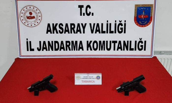 Aksaray’da havaya ateş açan maganda yakalandı