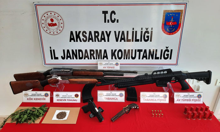 Silahla ateş ettikleri görüntüleri sosyal medyada paylaşan şahıslar yakalandı