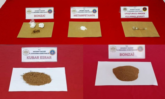 Aksaray’da uyuşturucu operasyonu: 4 gözaltı, 1 tutuklama