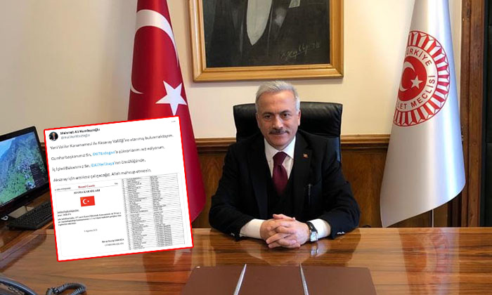 Aksaray’a yeni atanan Vali Kumbuzoğlu’ndan ilk mesaj