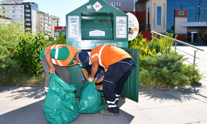 50 ton geri dönüşüm ürünü ekonomiye kazandırıldı