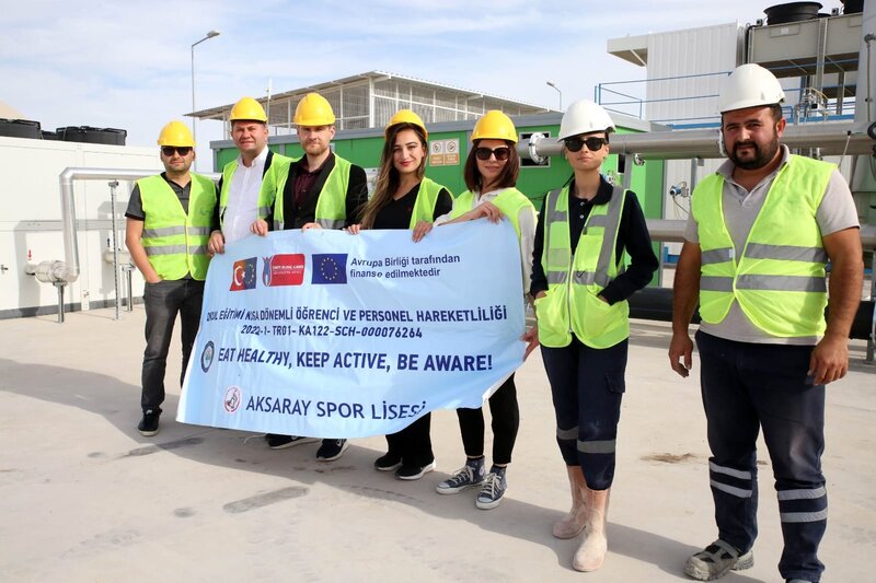 Aksaray Belediyesi Katı Atık Entegre Tesisini Çekyalı öğrenciler ziyaret etti