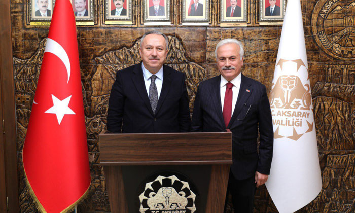 Nevşehir Valisi’nden Vali Kumbuzoğlu’na ziyaret