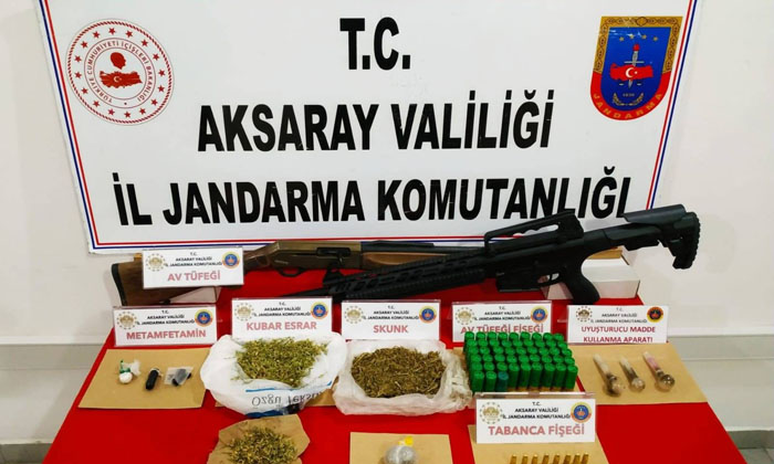 Aksaray’da uyuşturucu operasyonu: 4 gözaltı