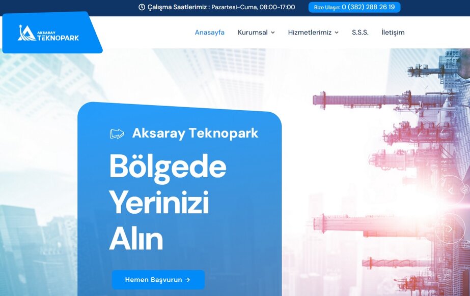Aksaray Teknopark, ön başvuruları almaya başladı
