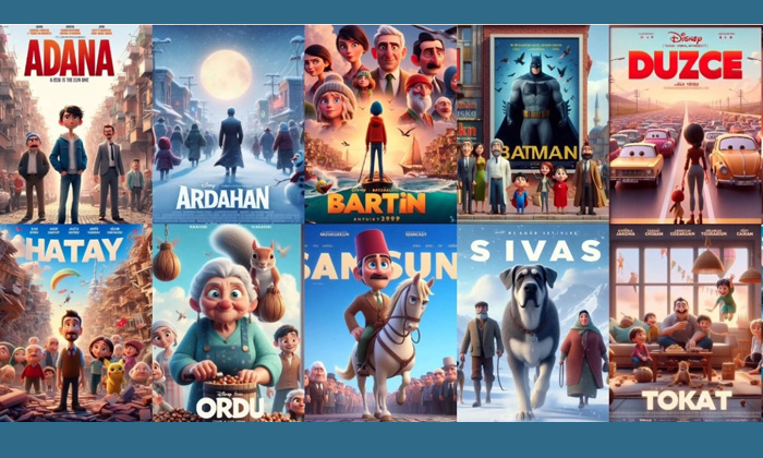Yapay zeka Aksaray’ın çizgi film afişini çizdi!