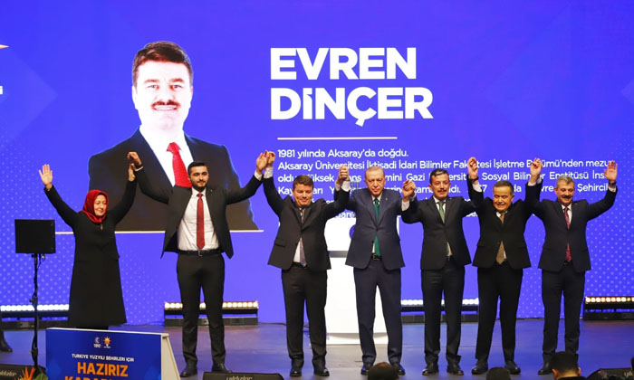 Cumhurbaşkanı Erdoğan, Evren Dinçer’in adaylığını açıkladı