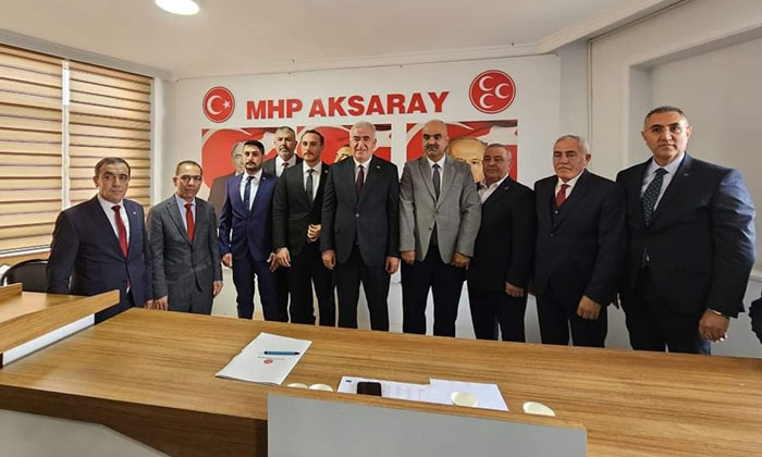 MHP Aksaray teşkilatı, ilçe belediye başkan adaylarını tanıttı