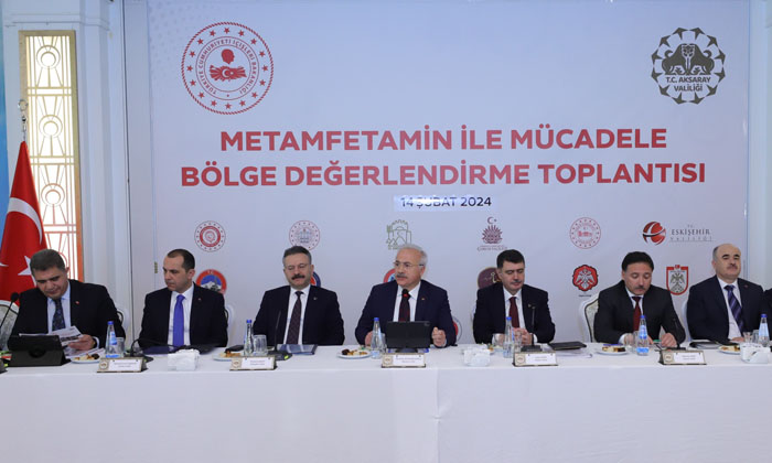 14 ilin valisi uyuşturucu ile mücadele için Aksaray’da toplandı