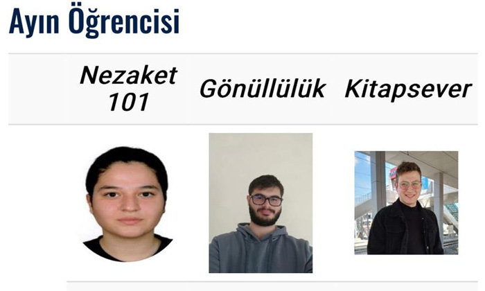 Sosyal Bilimler MYO’da ayın öğrencisi uygulaması