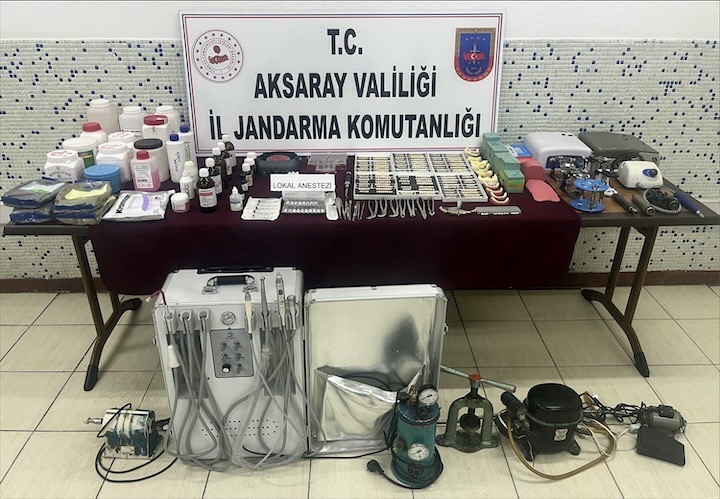 Aksaray’da 70 yaşındaki sahte diş hekimi yakalandı