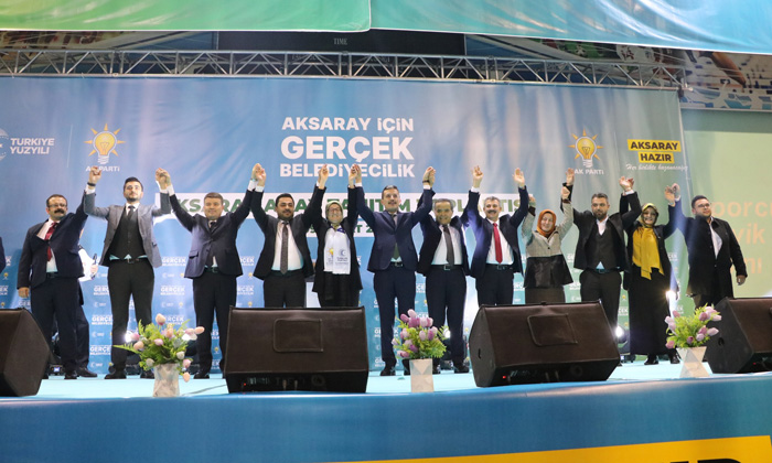 Aksaray’da AK Parti Aday Tanıtım Toplantısı yapıldı