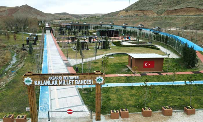 Kalanlar Millet Bahçesi açılışa hazır