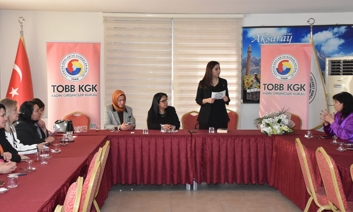 TOBB Aksaray Kadın Girişimciler Kurulu, projelerini anlattı