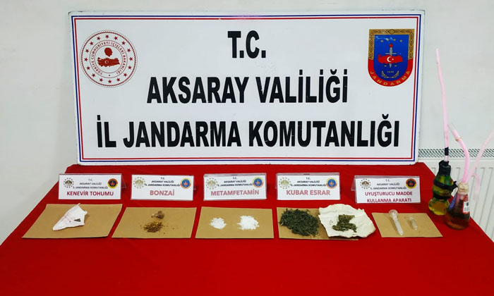 Aksaray’da uyuşturucu tacirlerine operasyon