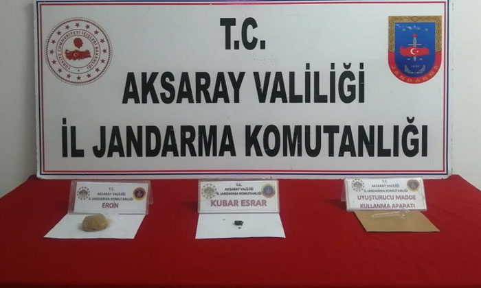 Aksaray’da jandarmadan zehir tacirine operasyon