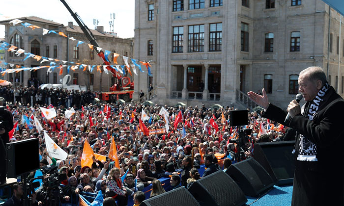 Cumhurbaşkanı Erdoğan Aksaray’da coşkulu kalabalığa hitap etti