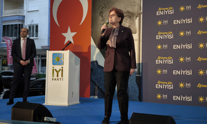 İYİ Parti Genel Başkanı Akşener, Aksaray’da İYİ adaylara destek istedi