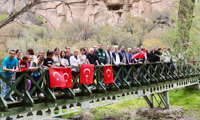 Ihlara Vadisi’nde Turizm Haftası yürüyüşü yapıldı