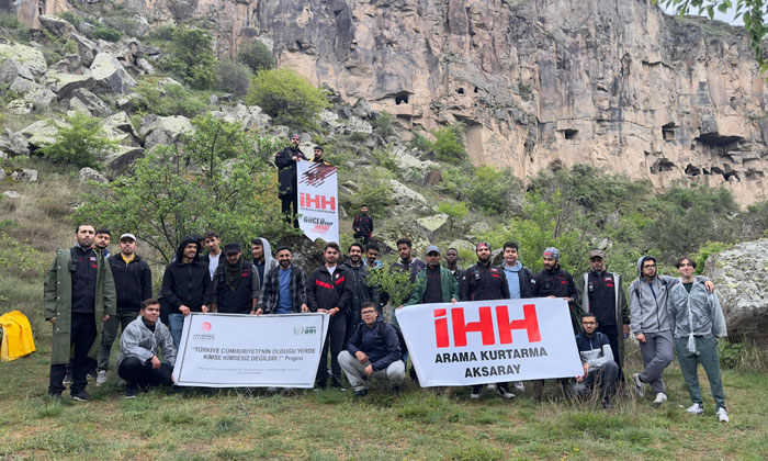 Aksaray Genç İHH birimi doğa yürüyüşünde buluştu