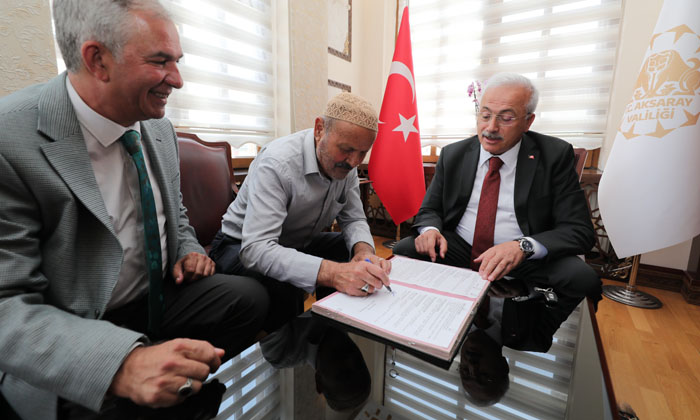 Aksaray’da hayırsever iş insanı 8 derslikli ilkokul yaptıracak