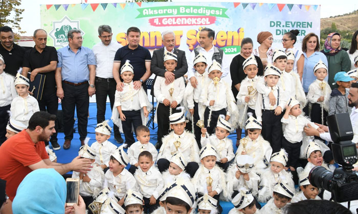 Aksaray’da Bin 30 çocuk için sünnet şöleni düzenlendi
