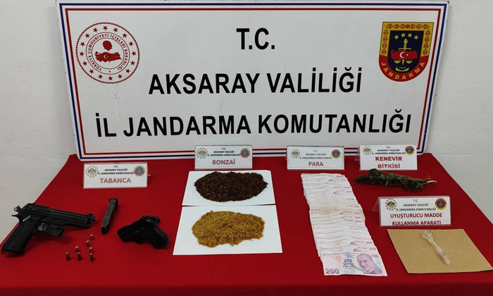 Aksaray’da uyuşturucu operasyonu: 1 tutuklama