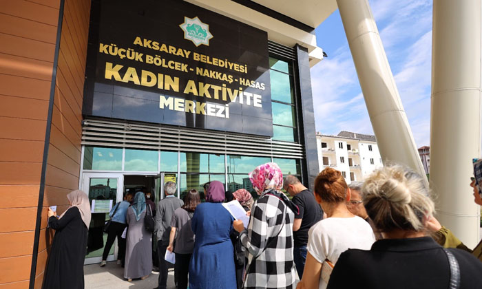 Aksaray’da kadın meslek edindirme kursları büyük ilgi gördü