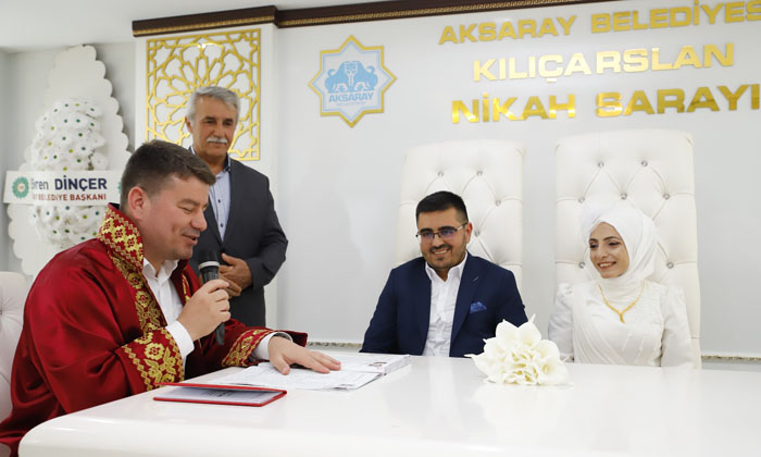 Aksaray Belediyesi 1350 çiftin nikâh akdini gerçekleştirdi