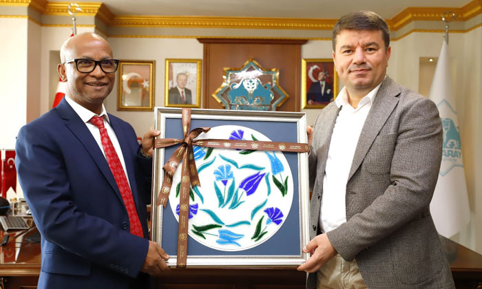 Etiyopya Büyükelçisi Adem Mohammed Mahmud Aksaray’a geldi