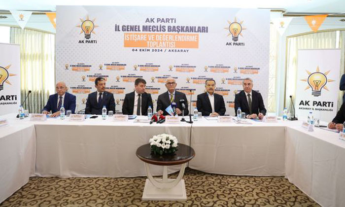 Ak Parti İl Genel Meclis Başkanları Aksaray’da buluştu