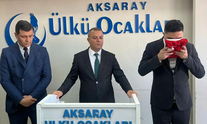Aksaray Ülkü Ocakları’nda bayrak değişimi