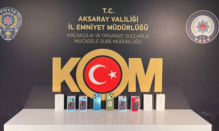 Aksaray Emniyeti’nden gümrük kaçakçısına operasyon