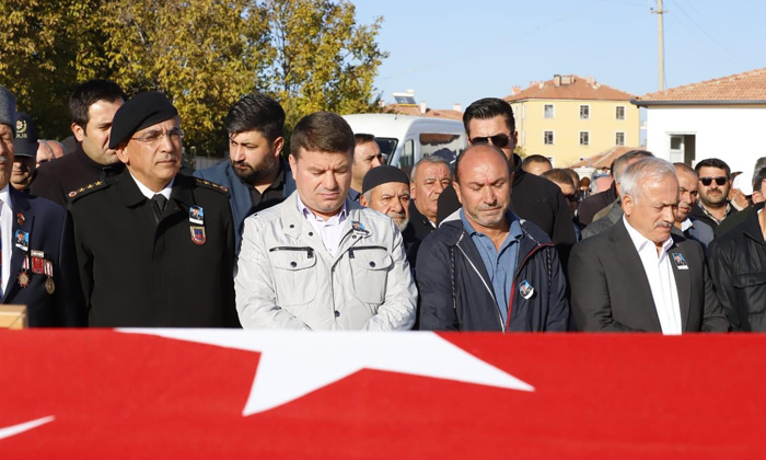 Kıbrıs Gazisi Mehmet Kılıç son yolculuğuna uğurlandı