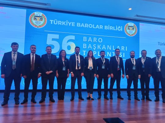 Yeni baro başkanları birlik toplantısında tanıştı