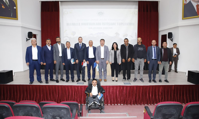 Başkan Dinçer muhtarlarla buluştu