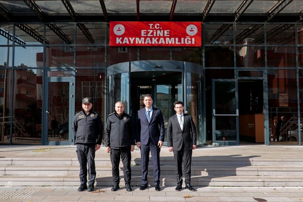 Çanakkale İl Emniyet Müdürü Kurt’tan Ezine’ye ziyaret