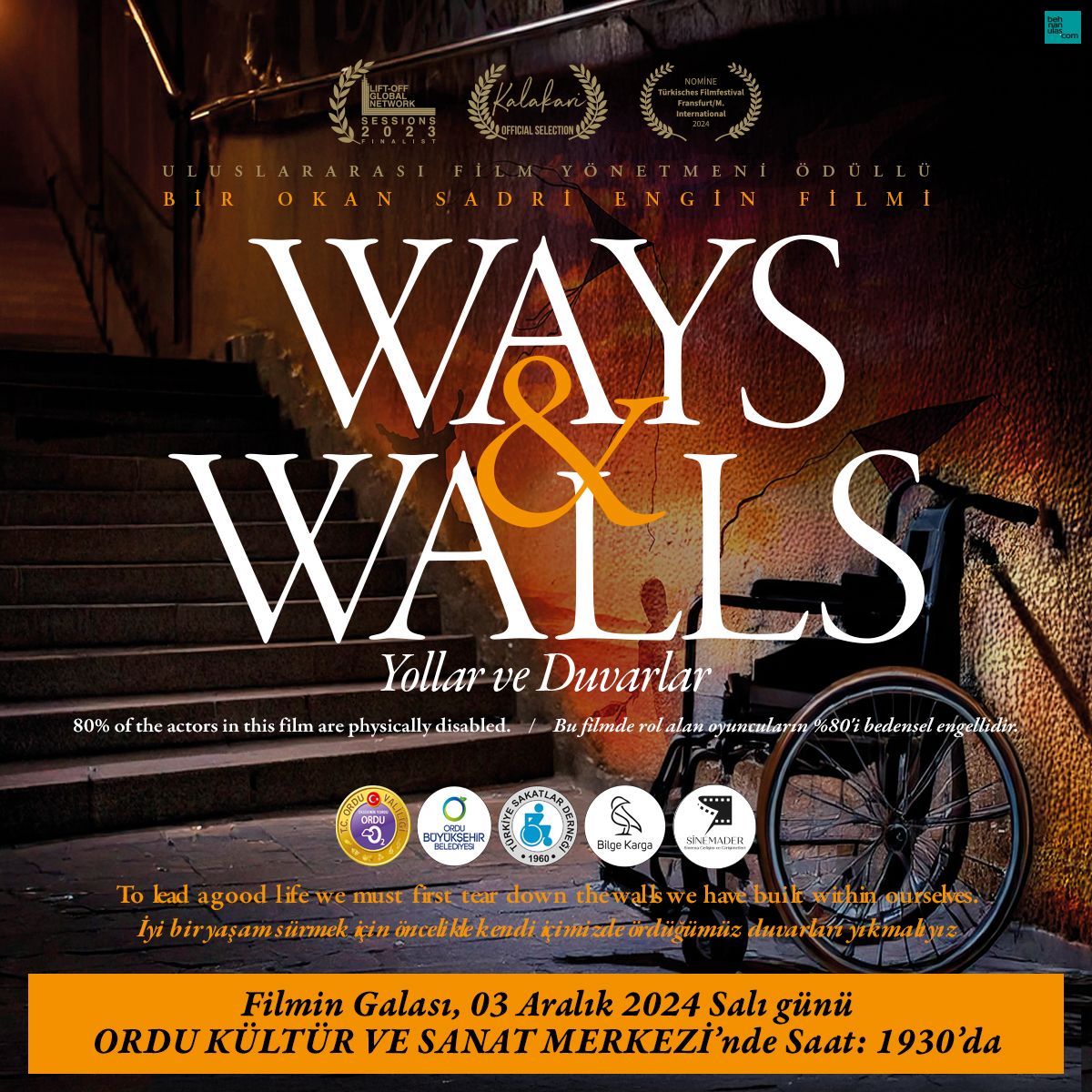 WAYS AND WALLS izleyici ile buluştu
