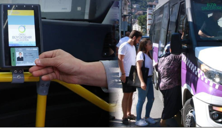 Ordu’da toplu ulaşım için vize işlemleri başlıyor