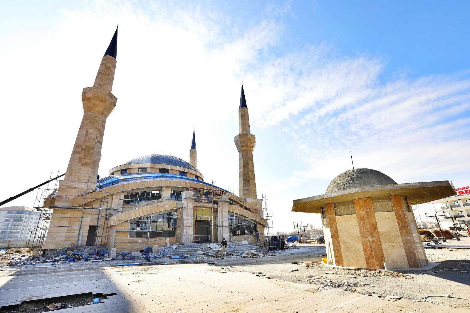 Hasta Yakını Konuk Evi Camii ve Külliye projesinin yapımında sona gelindi