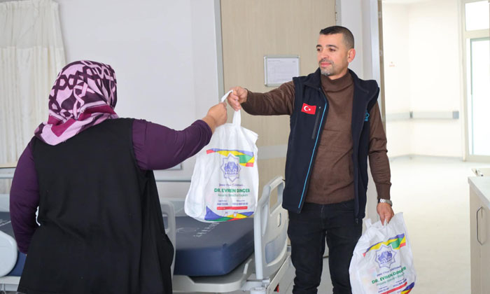 Hasta bakım setleri düzenli olarak dağıtılıyor